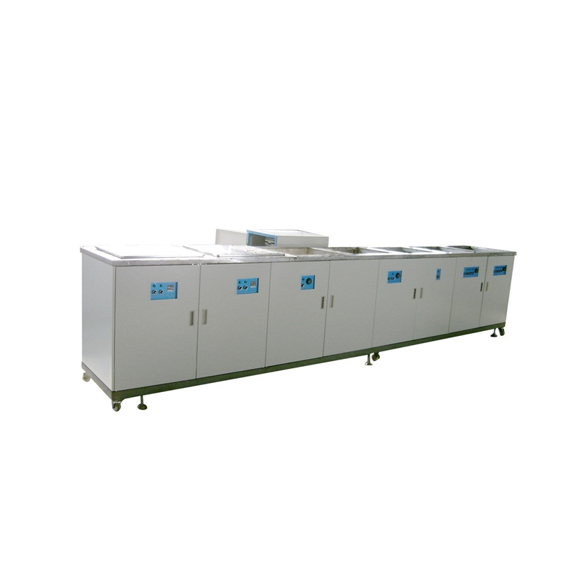 6000W 25KHZ Multi Tank Ultrasonic Cleaner Automatic Line With Transducer Generator